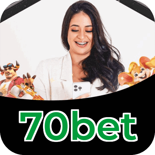 Plataforma 70bet mostrando interface moderna, jogos certificados e recursos de segurança licenciados